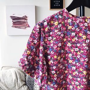 Vintage Floral Blouse